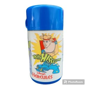 Vintage 1977 Walt Disney Hercules Plastic Aladdin Thermo